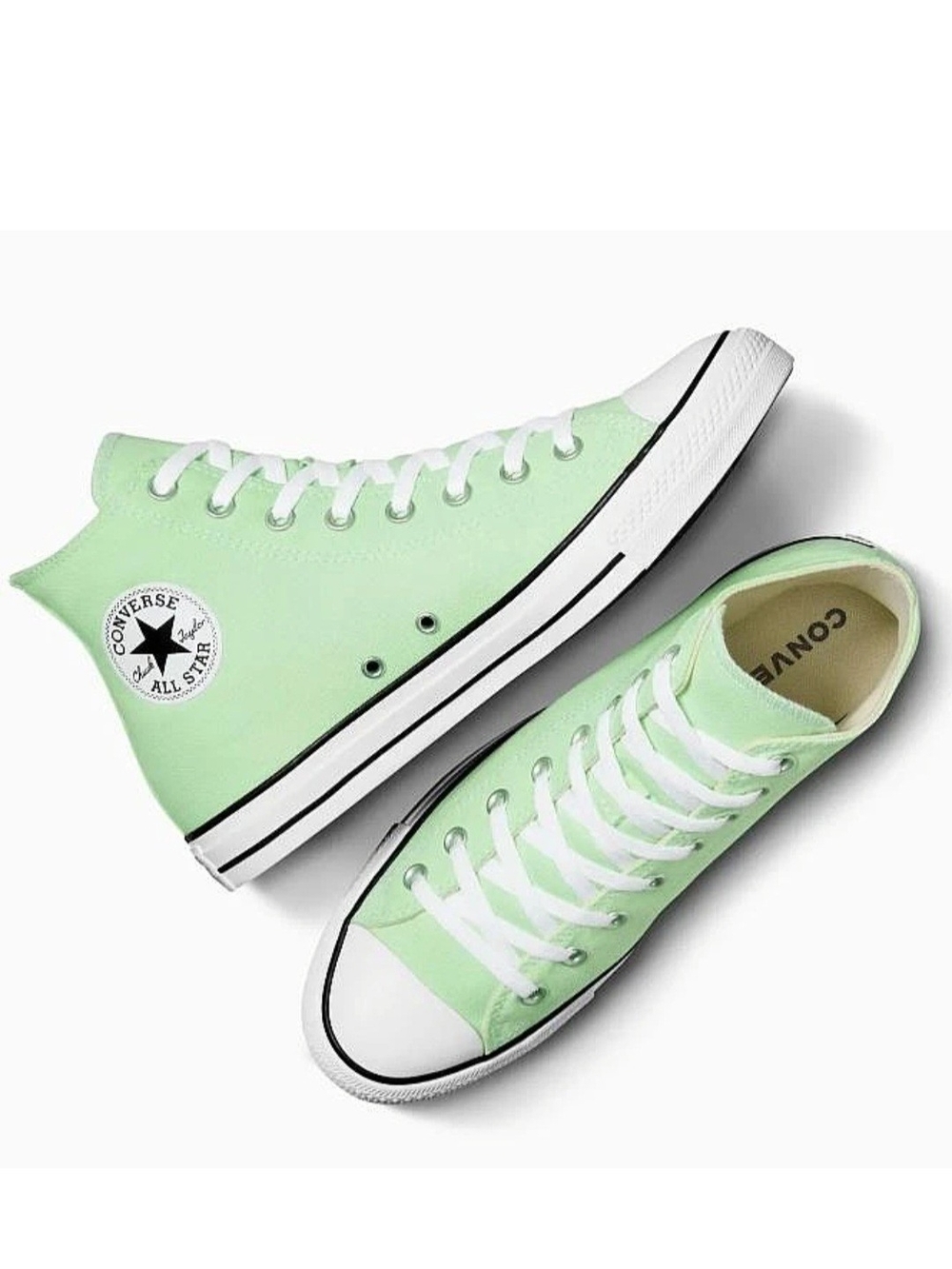 Women Unisex Ceramic Green Converse Chuck Taylor All Star High Top Sneakers